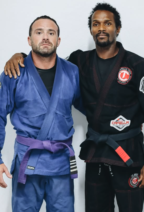 Praticantes BJJ com graduações visíveis