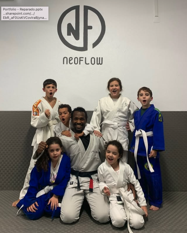 Treino divertido de Jiu-Jitsu para crianças